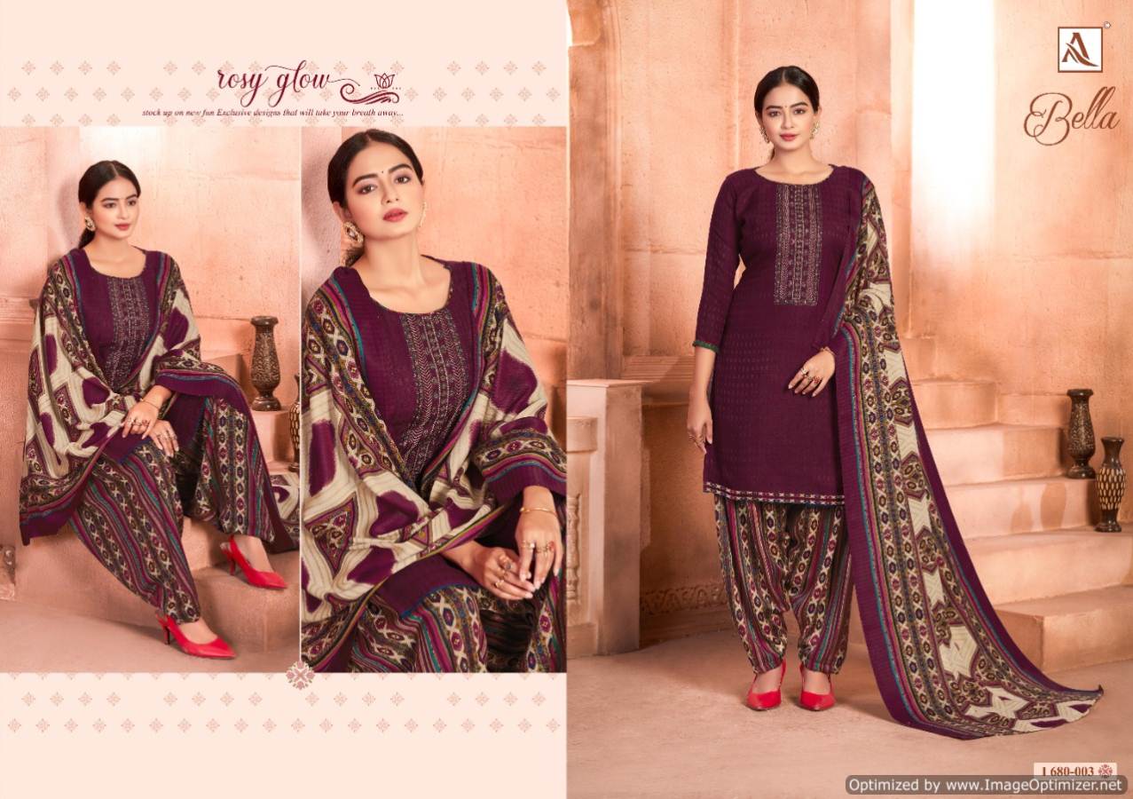 Alok Presents Bella  Designer Dress Material