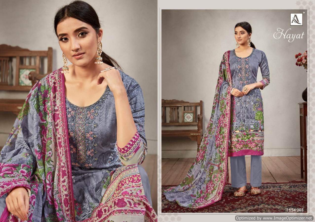 Alok Presents  Hayat Vol 2  Printed Dress Material