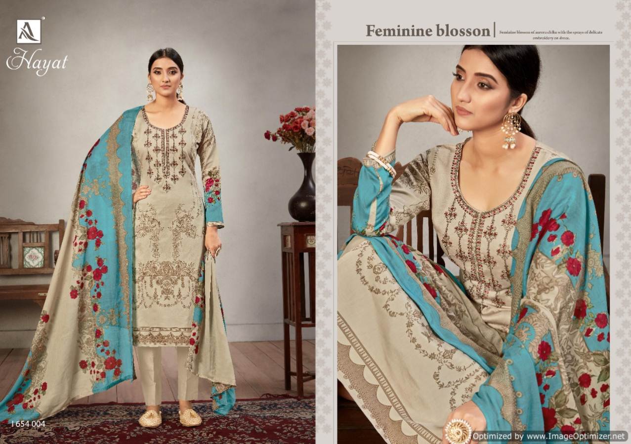 Alok Presents  Hayat Vol 2  Printed Dress Material