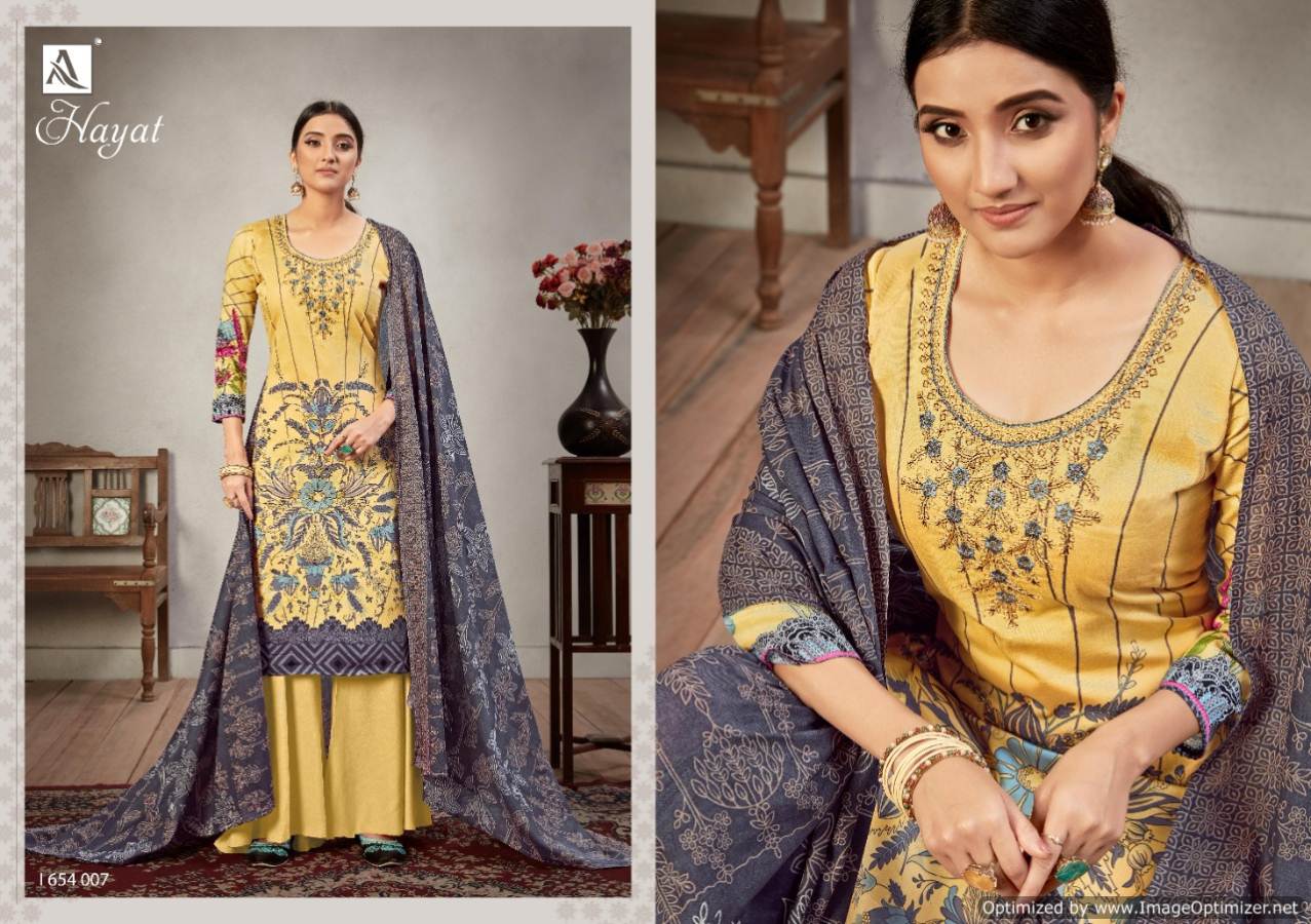 Alok Presents  Hayat Vol 2  Printed Dress Material