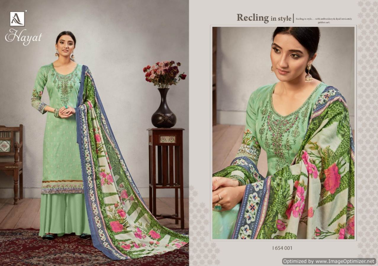 Alok Presents  Hayat Vol 2  Printed Dress Material