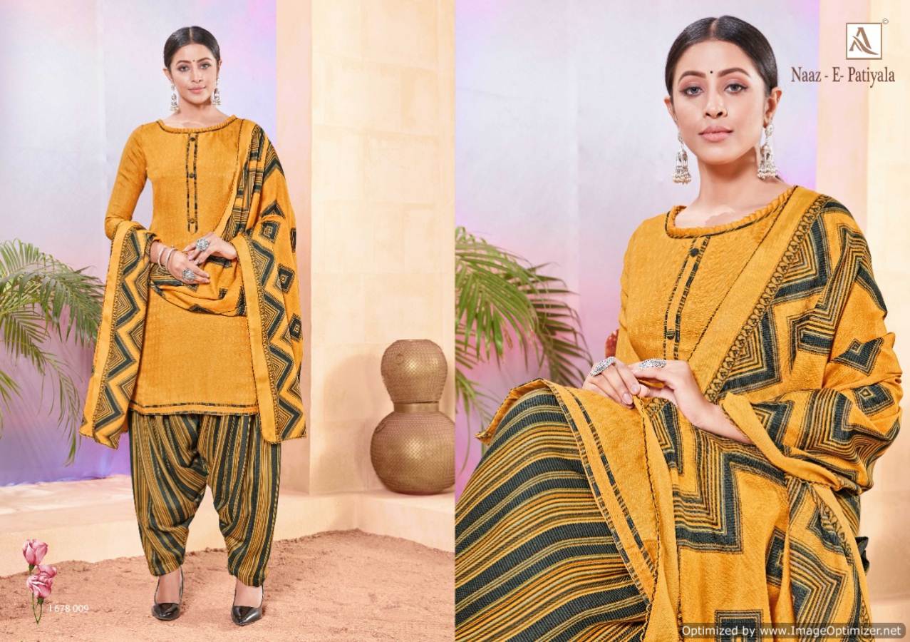 Alok  Presents Naaz E Patiyala Vol 5  Designer Dress Material
