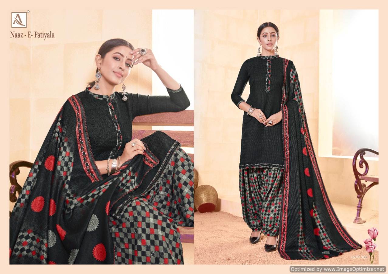 Alok  Presents Naaz E Patiyala Vol 5  Designer Dress Material