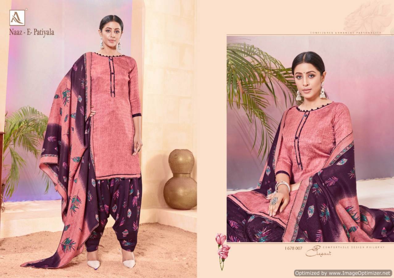 Alok  Presents Naaz E Patiyala Vol 5  Designer Dress Material