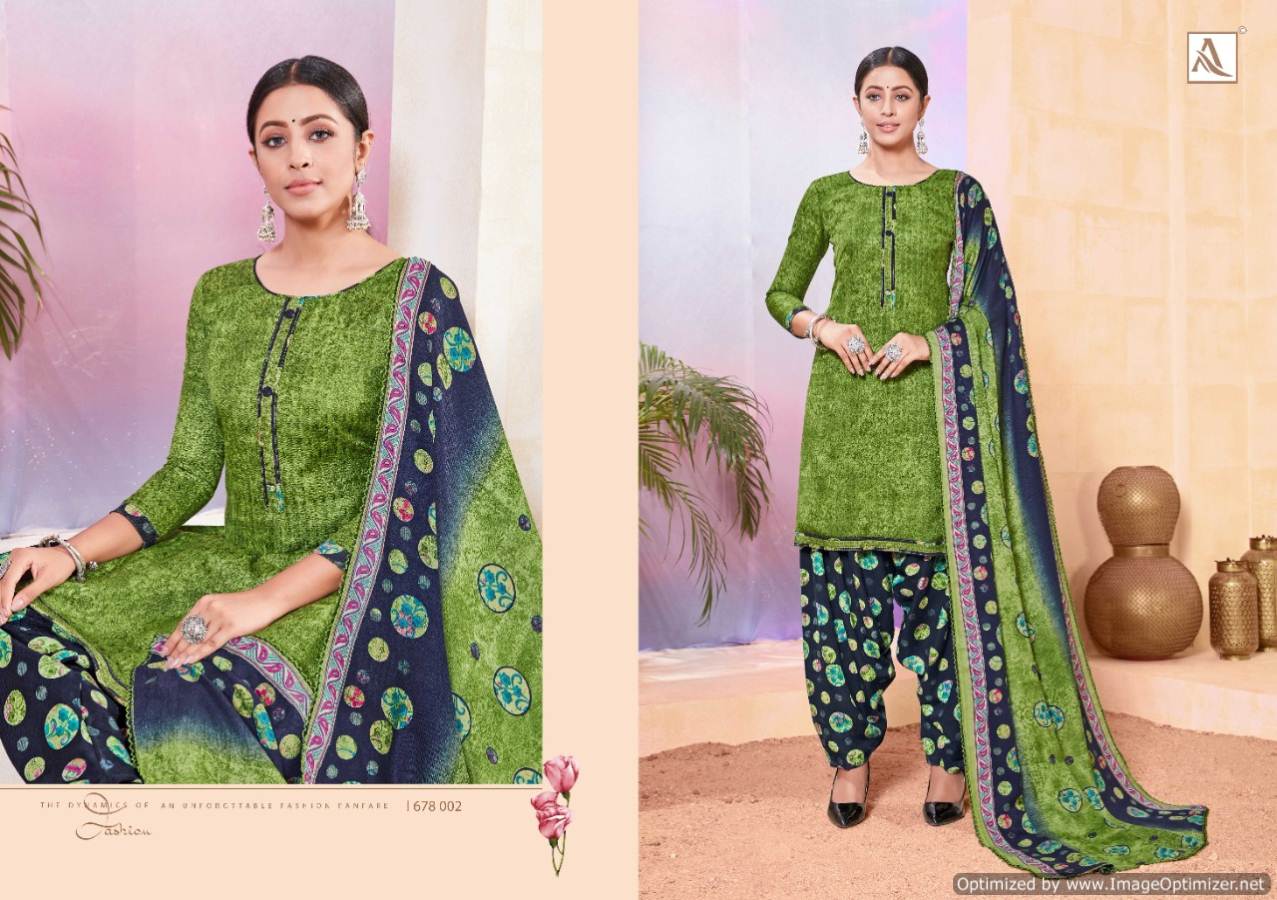 Alok  Presents Naaz E Patiyala Vol 5  Designer Dress Material