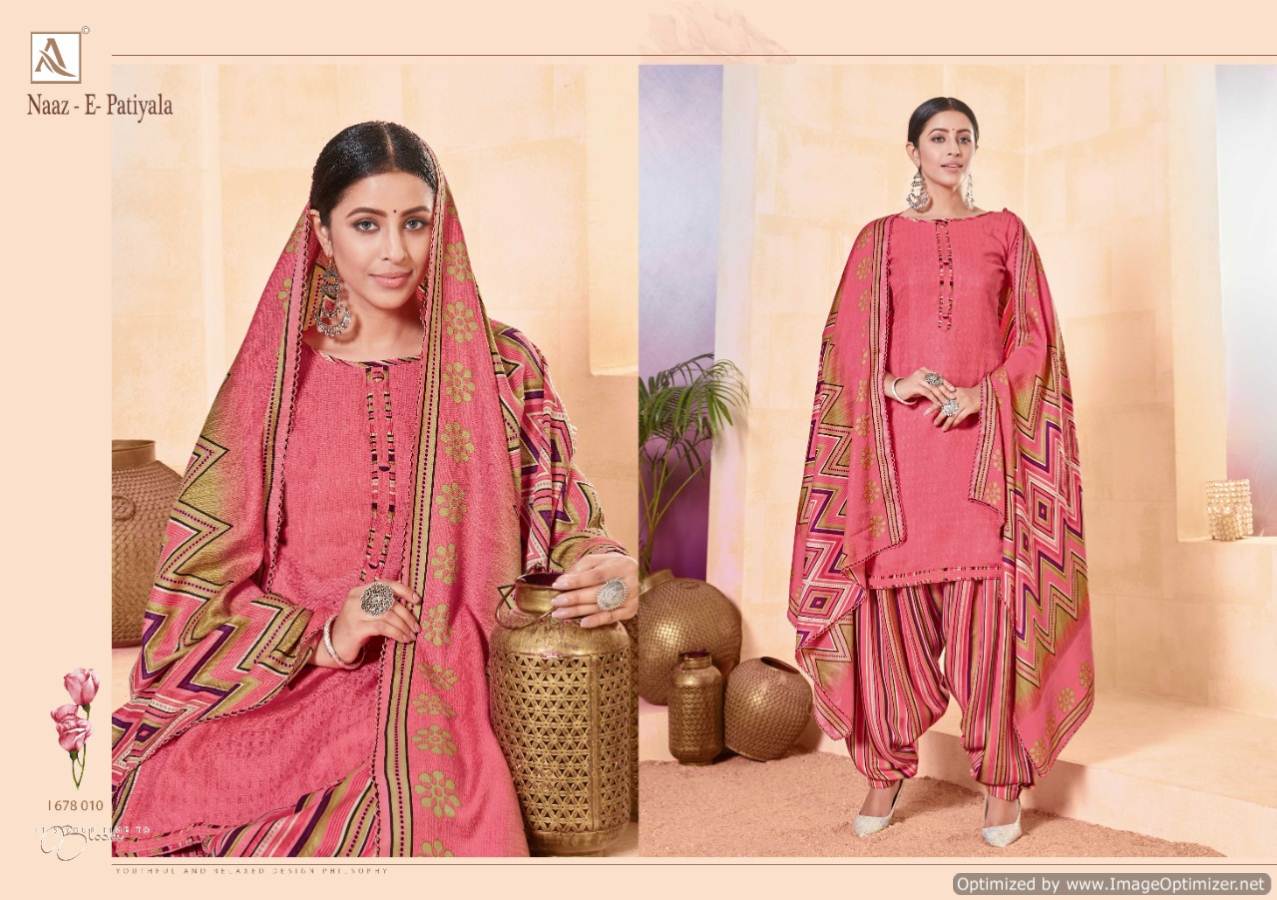 Alok  Presents Naaz E Patiyala Vol 5  Designer Dress Material