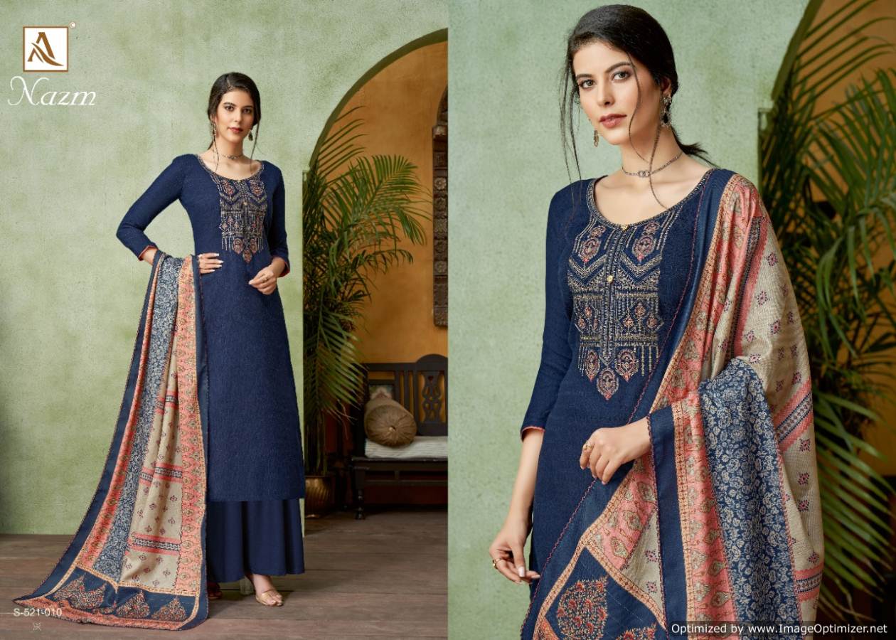 Alok  Presents Nazm  Designer Dress Material