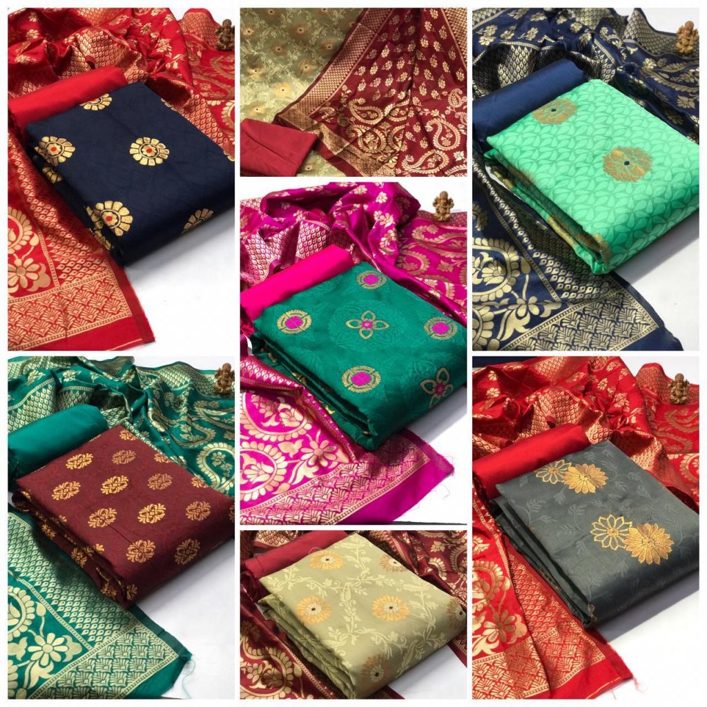 Banarasi Silk Dress  Vol 1 Designer Dress Material