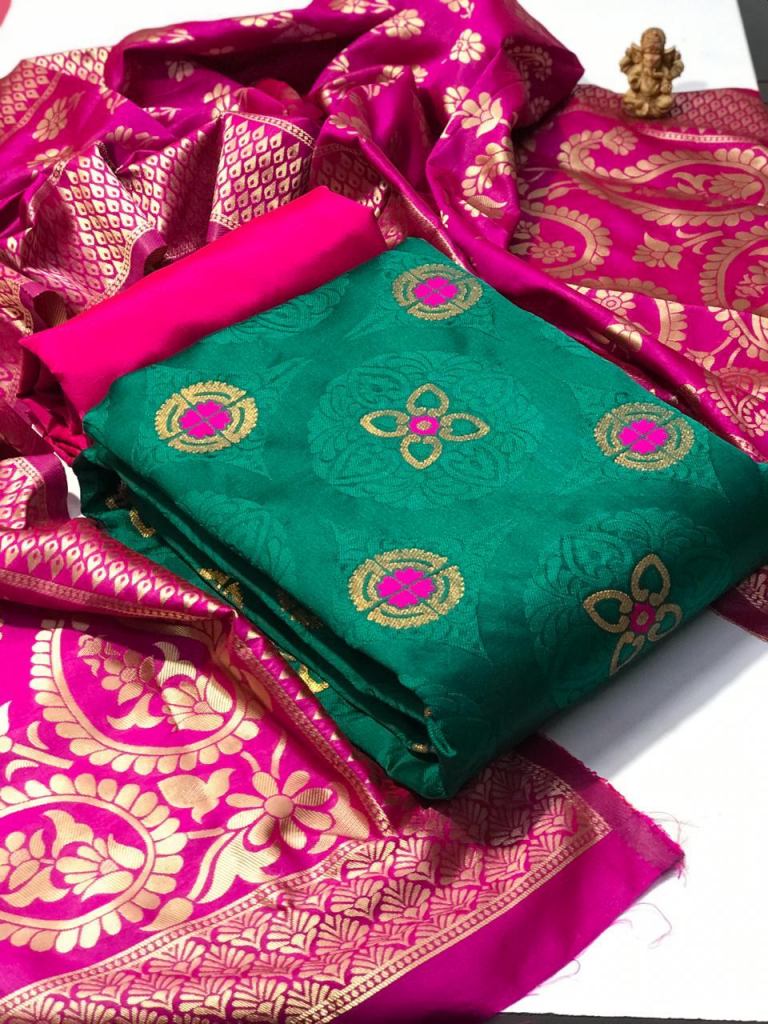 Banarasi Silk Dress  Vol 1 Designer Dress Material