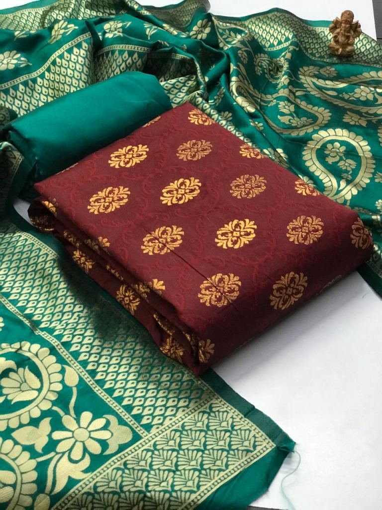 Banarasi Silk Dress  Vol 1 Designer Dress Material