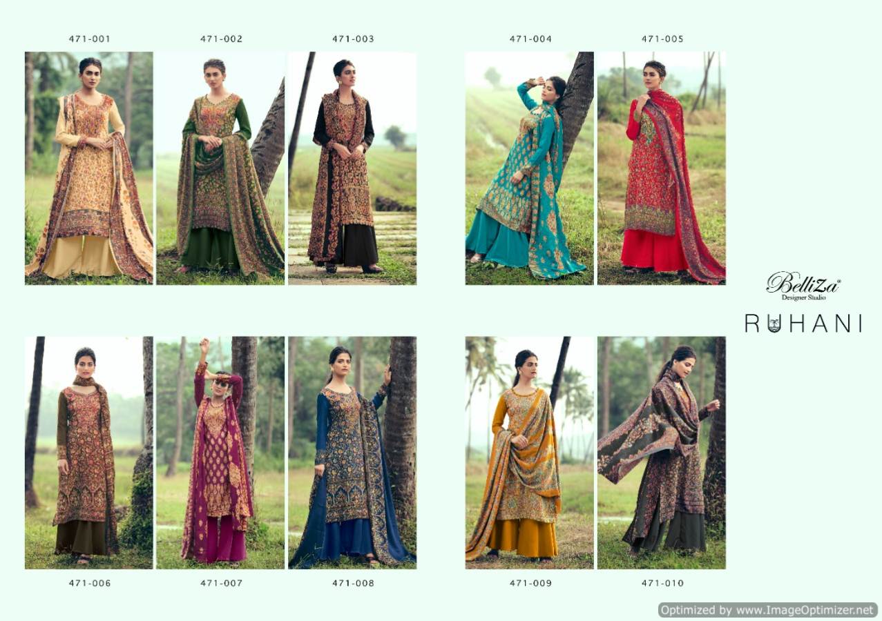 Belliza  Presents Ruhani Vol 3 Designer Dress Material