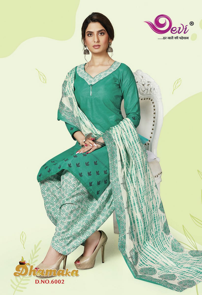 Devi Presents  Dhamaka Vol 6 Printed Cotton Dress Material