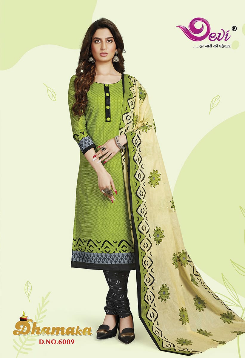 Devi Presents  Dhamaka Vol 6 Printed Cotton Dress Material