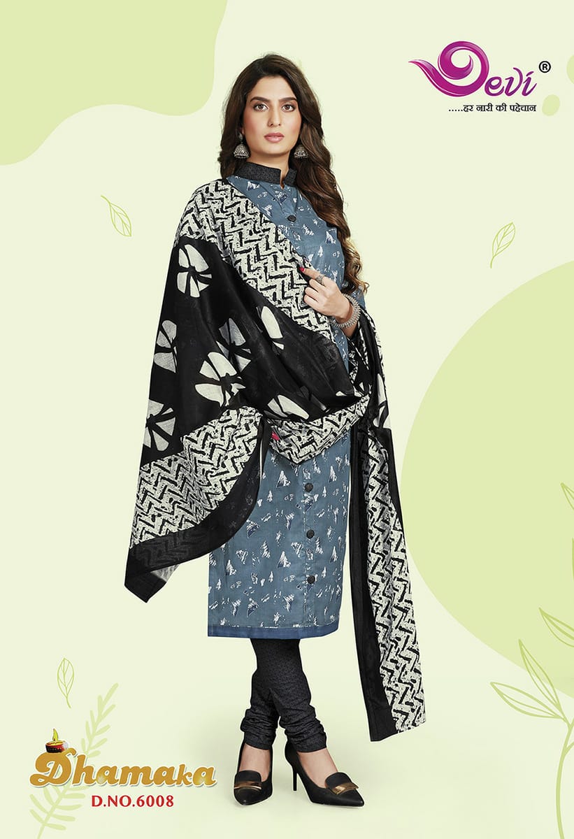 Devi Presents  Dhamaka Vol 6 Printed Cotton Dress Material