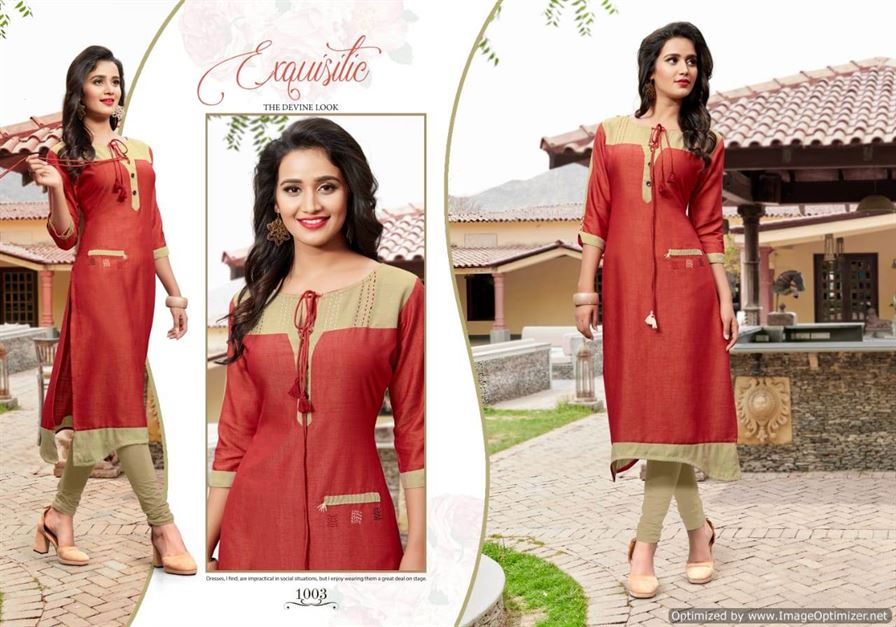 Fashion Fairy Casual Wear Kurti Collection
