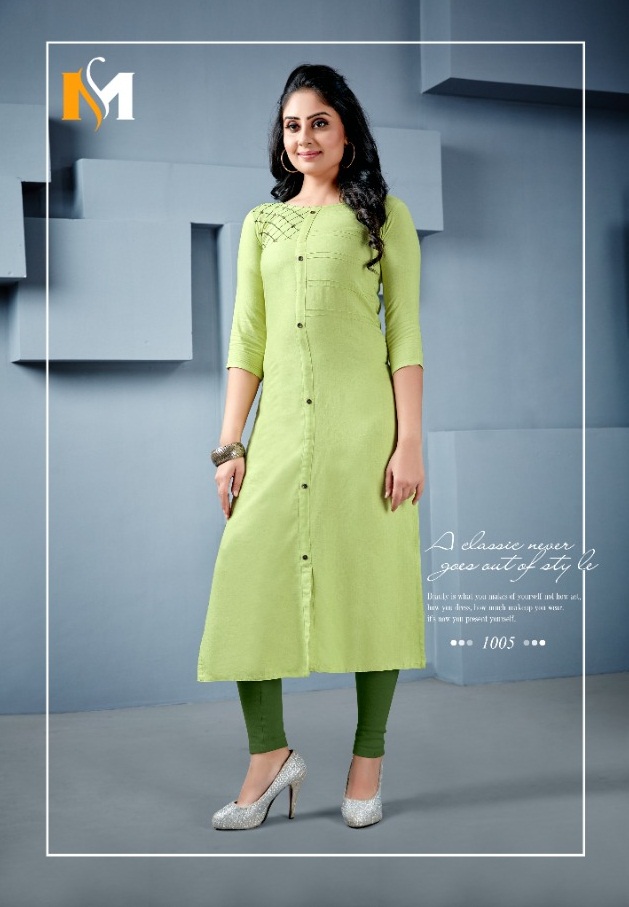 Fc Presents Swara-1005 Casual Wear Kurtis Collection