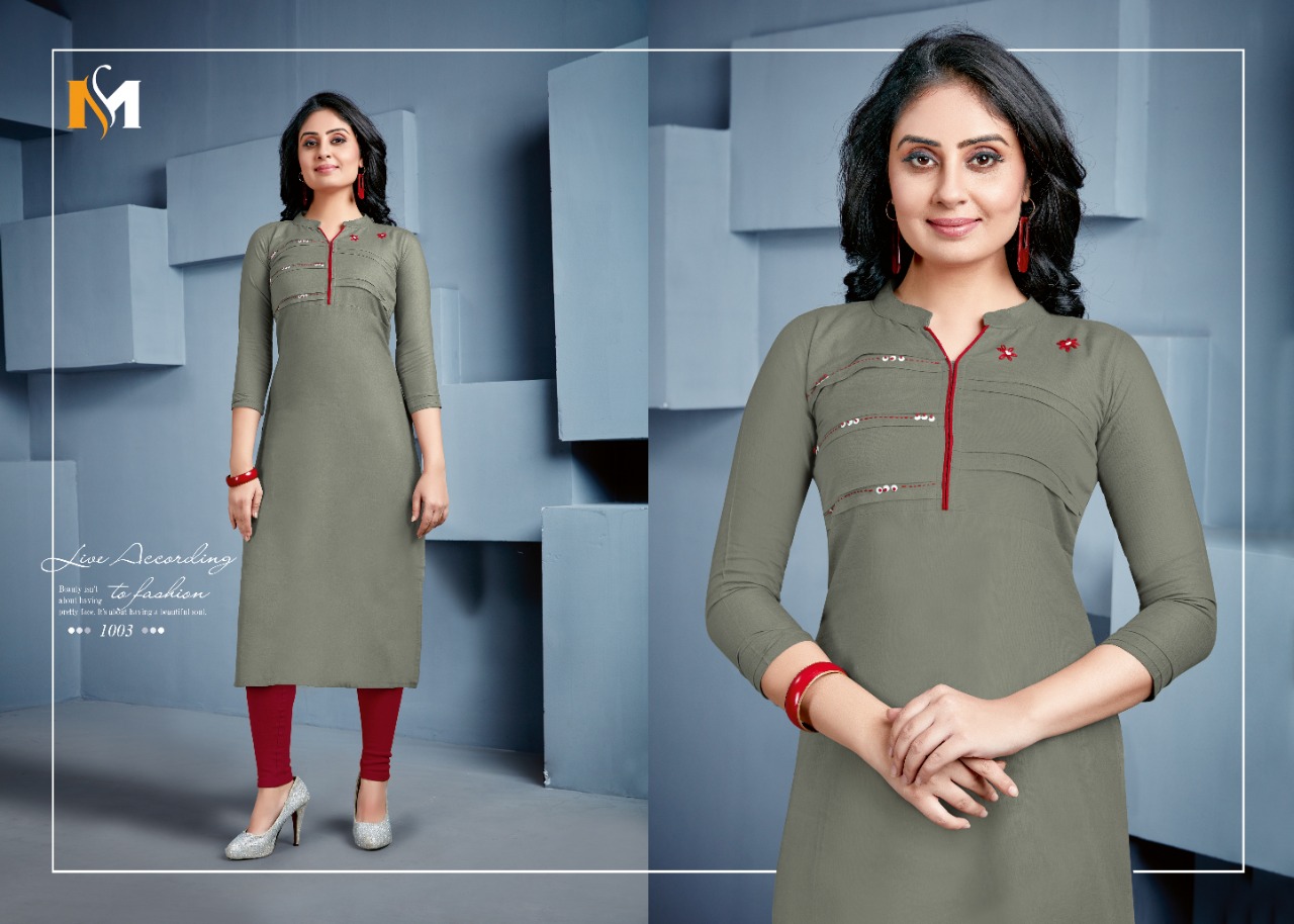 Fc Presents Swara-1003  Casual Wear Kurtis Collection
