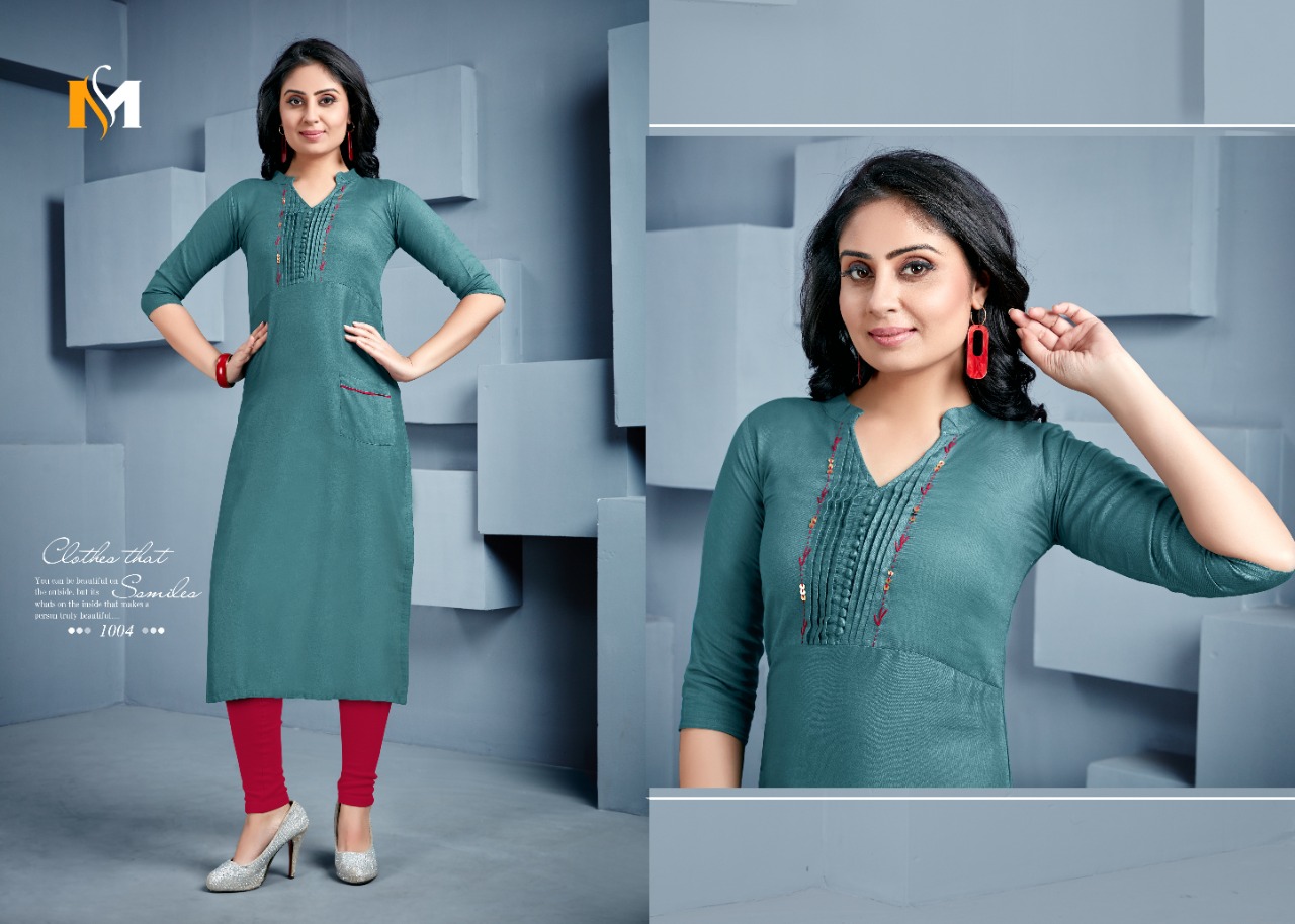 Fc Presents Swara-1004  Casual Wear Kurtis Collection