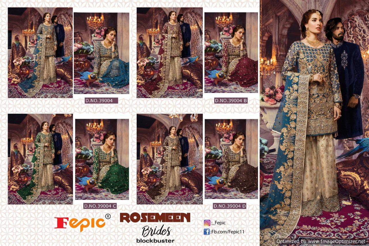Fepic Presents Rosemeen Brides Blockbuster Pakistani Salwar Suits