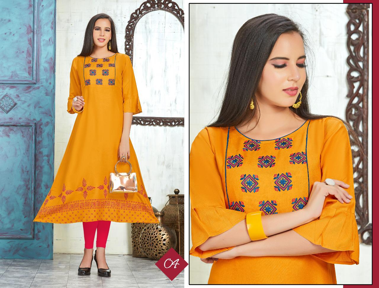 Ft Presents  Saani  Designer Kurti Collection          [8 Pcs Set]