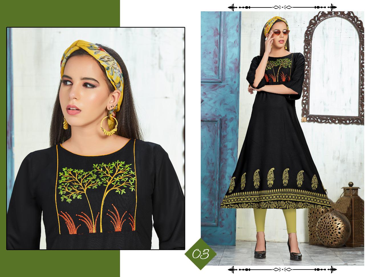 Ft Presents  Saani  Designer Kurti Collection          [8 Pcs Set]