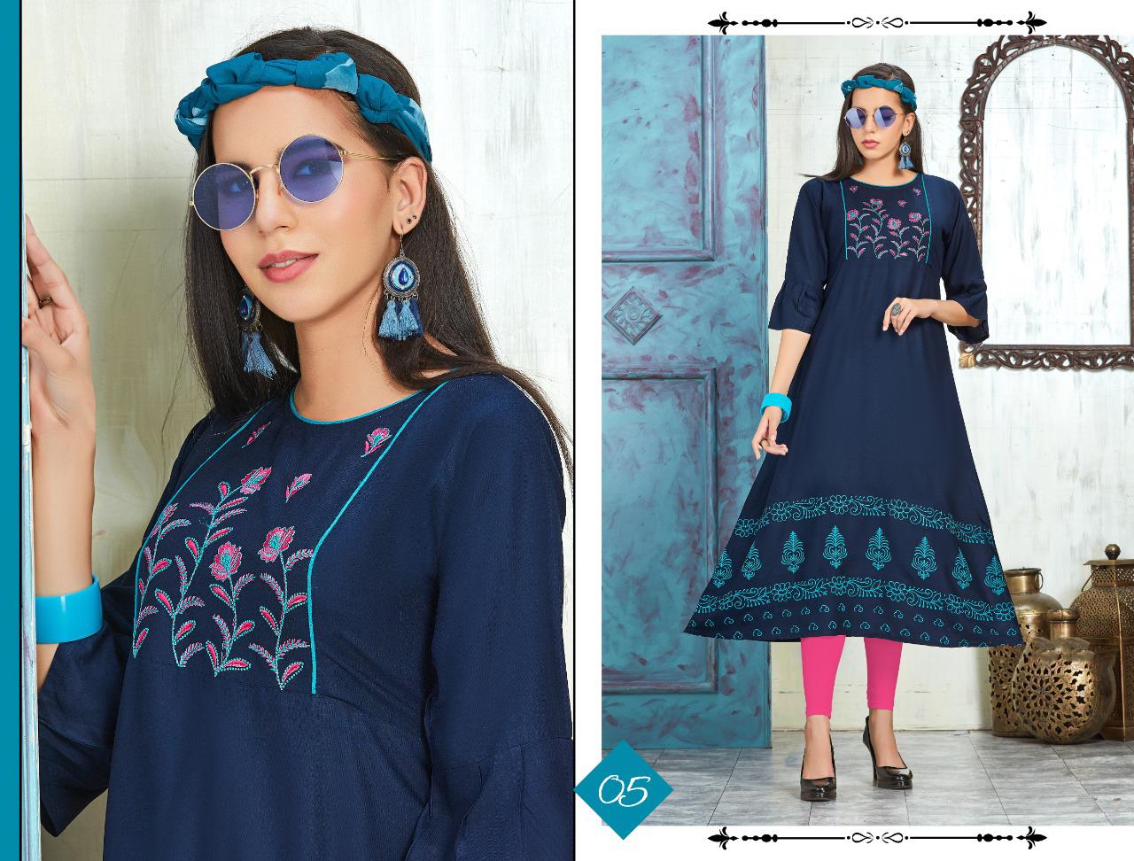 Ft Presents  Saani  Designer Kurti Collection          [8 Pcs Set]