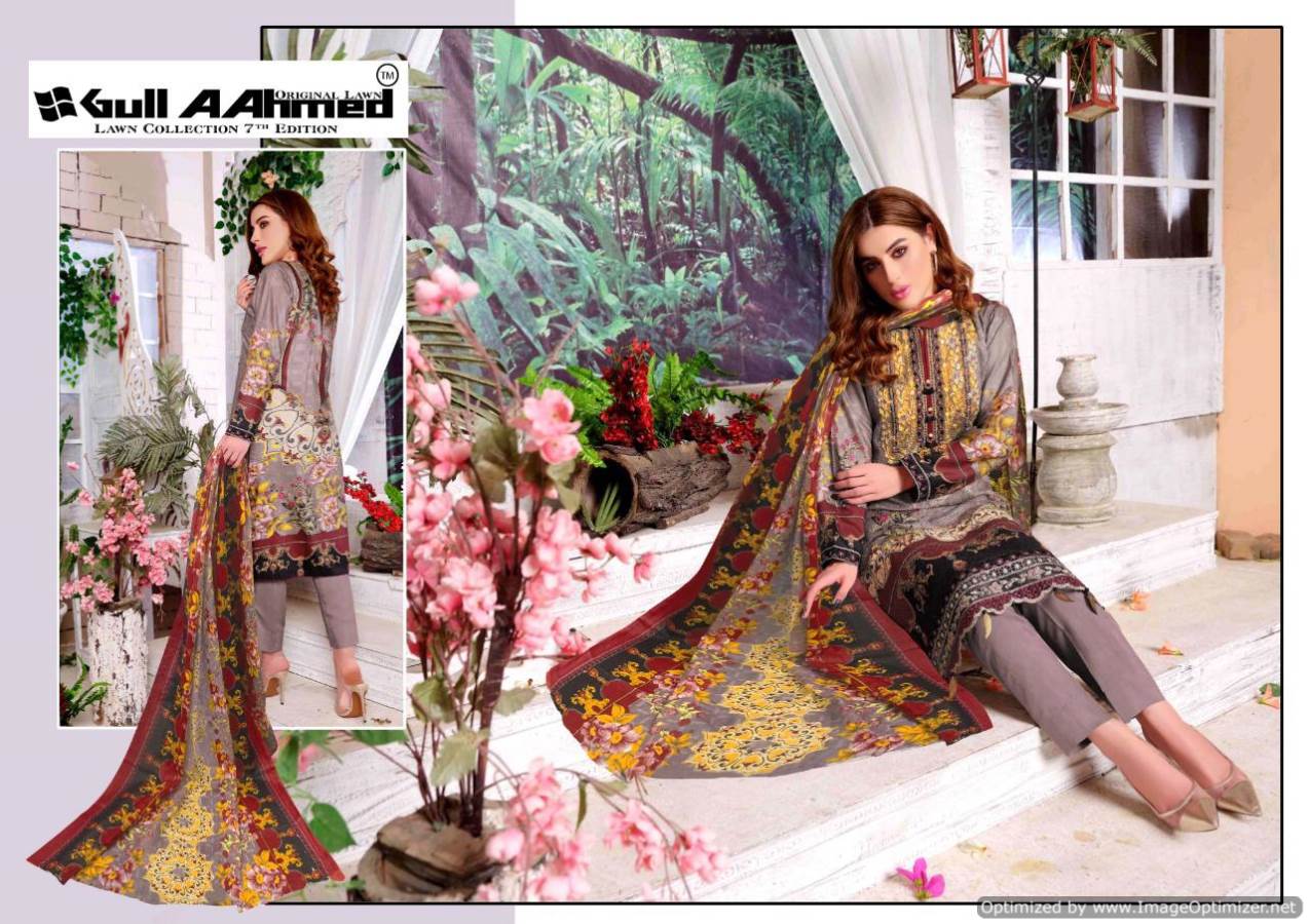 Gul Ahmed  Vol 7  Designer Karachi Dress Material
