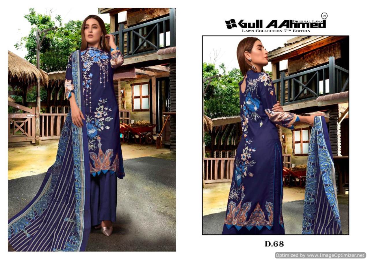 Gul Ahmed  Vol 7  Designer Karachi Dress Material