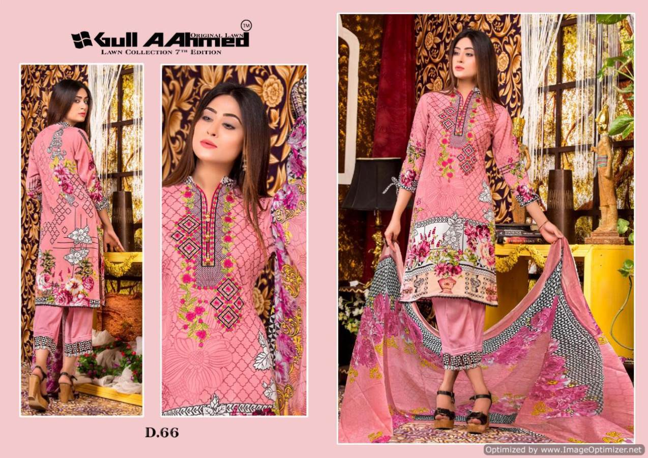 Gul Ahmed  Vol 7  Designer Karachi Dress Material