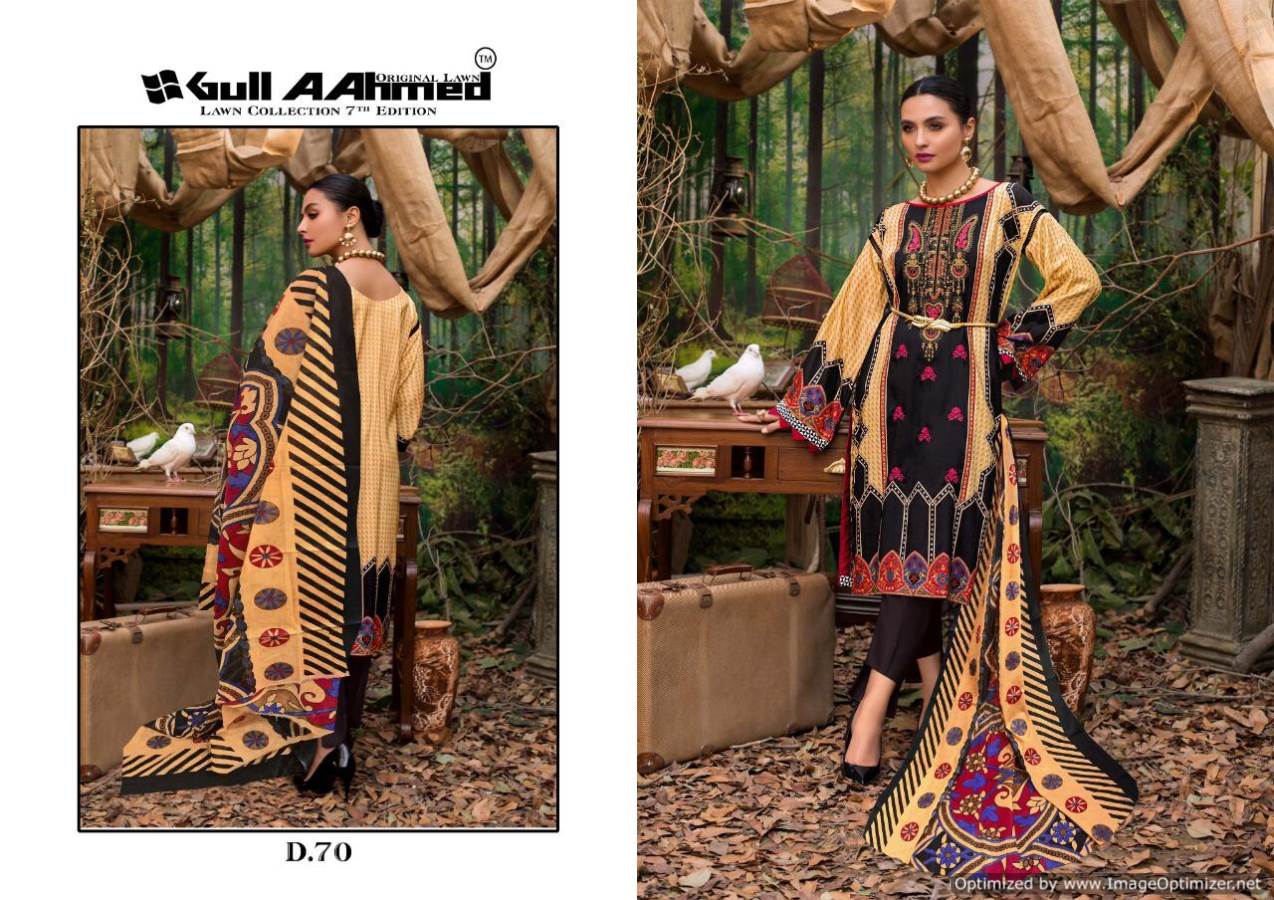 Gul Ahmed  Vol 7  Designer Karachi Dress Material