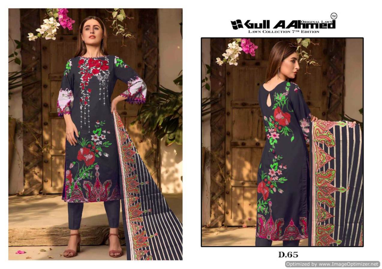 Gul Ahmed  Vol 7  Designer Karachi Dress Material
