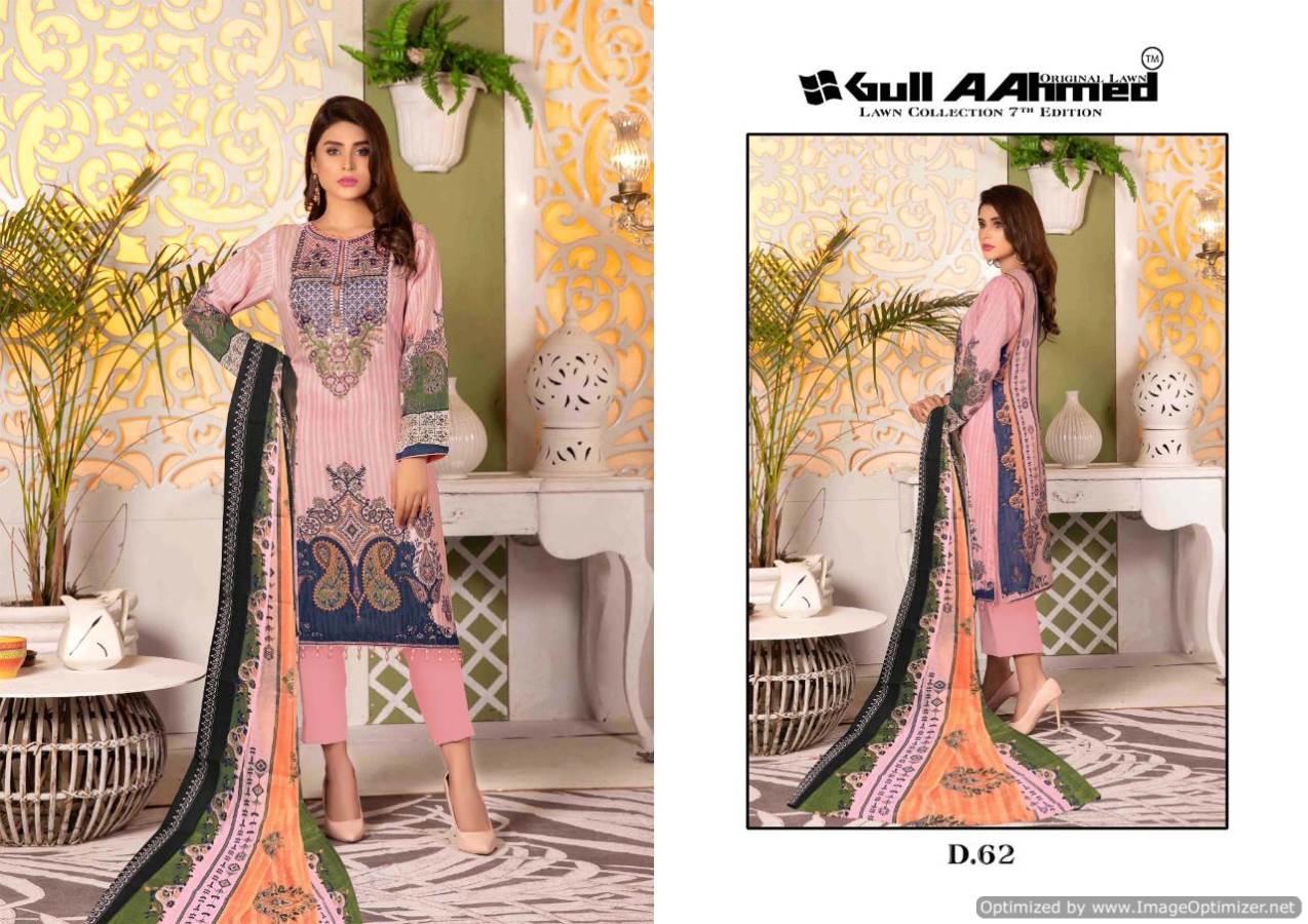 Gul Ahmed  Vol 7  Designer Karachi Dress Material