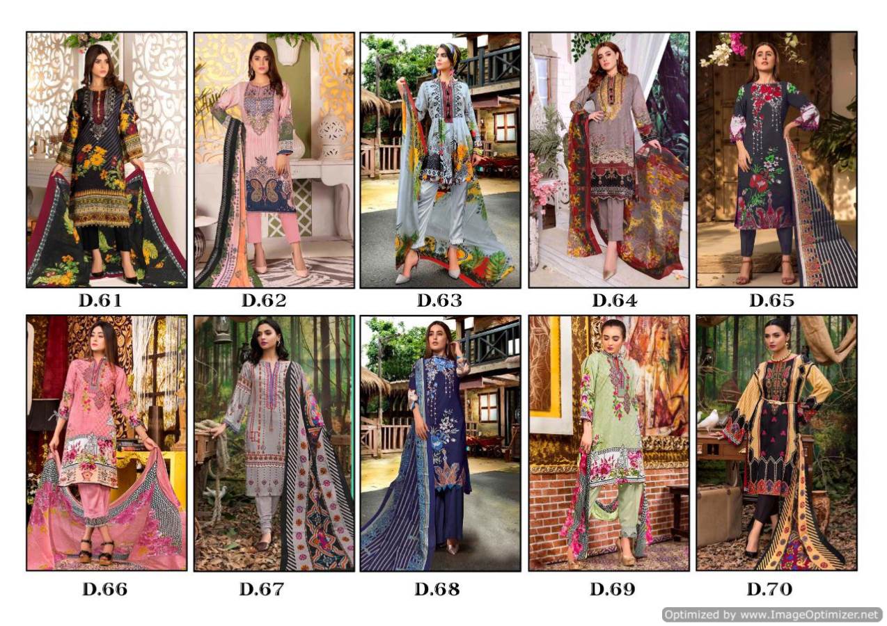 Gul Ahmed  Vol 7  Designer Karachi Dress Material