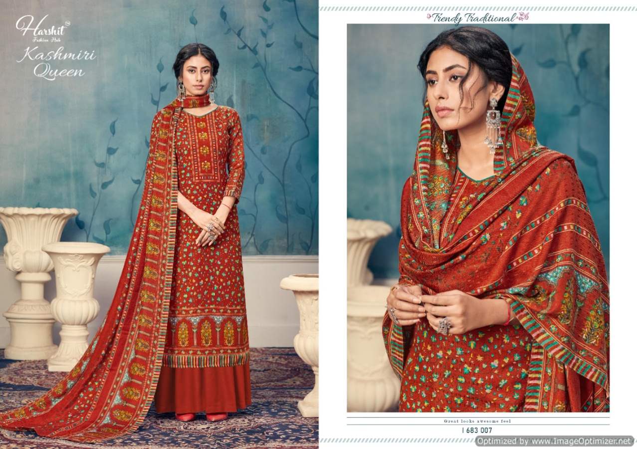 Harshit Presents  Kashmiri Queen  Pashmina Collection