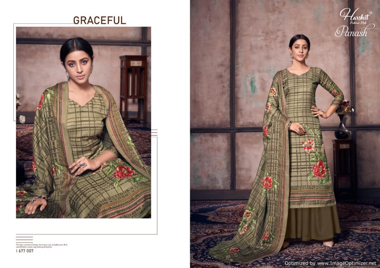 Harshit Presents  Panash  Designer Dress Material