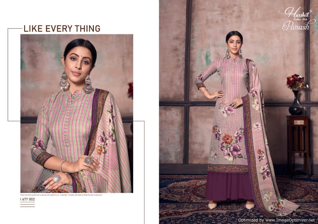 Harshit Presents  Panash  Designer Dress Material