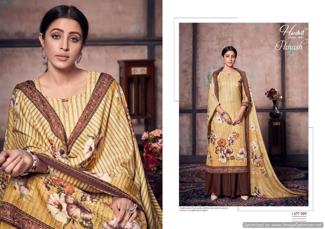 Harshit Presents  Panash  Designer Dress Material