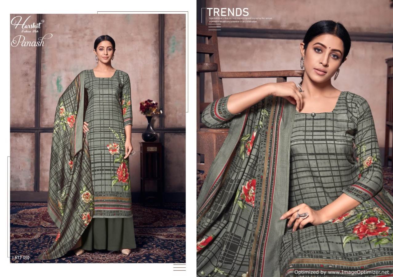 Harshit Presents  Panash  Designer Dress Material