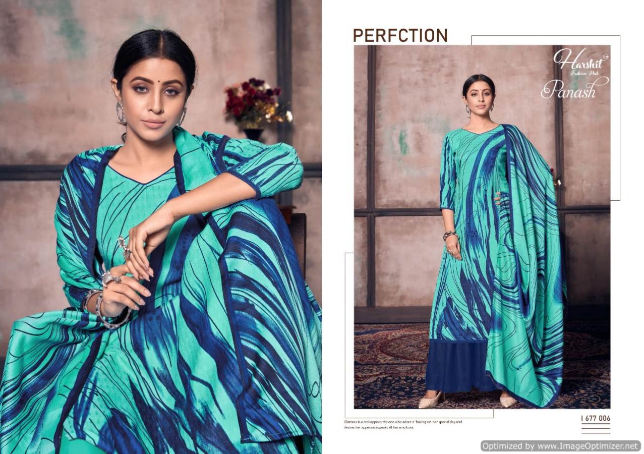 Harshit Presents  Panash  Designer Dress Material