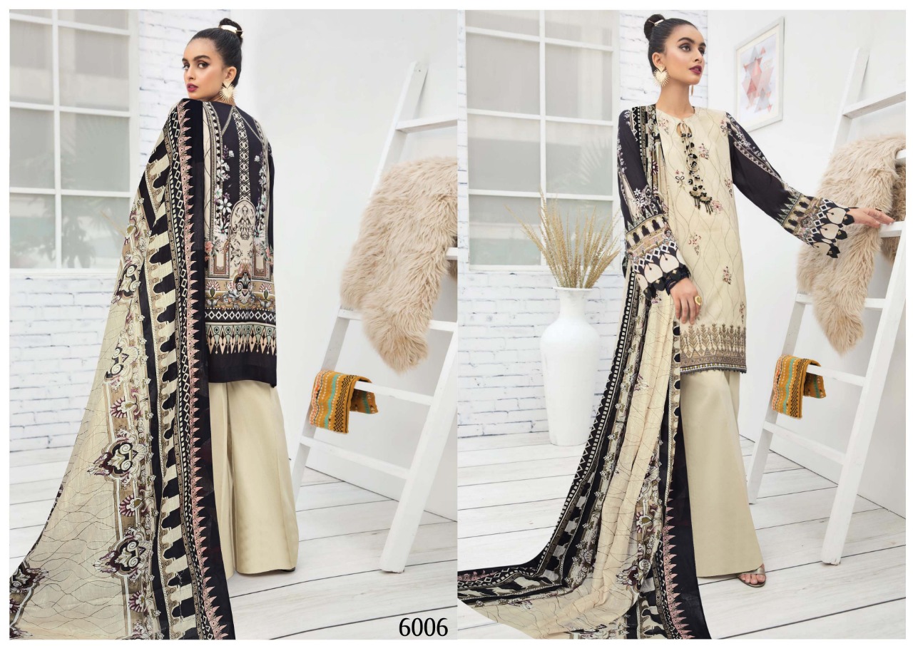 Iris Vol 6  Karachi Dress Material