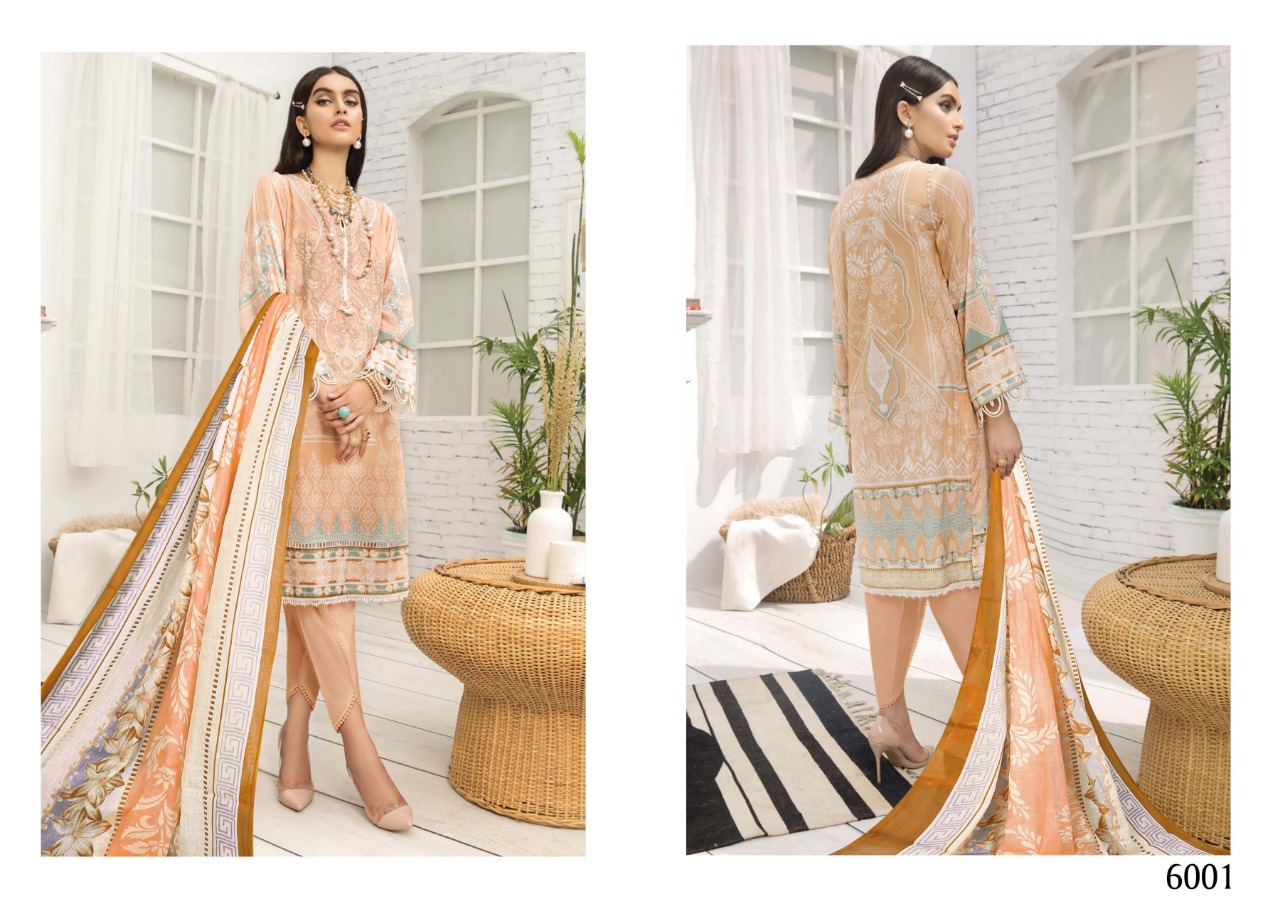 Iris Vol 6  Karachi Dress Material