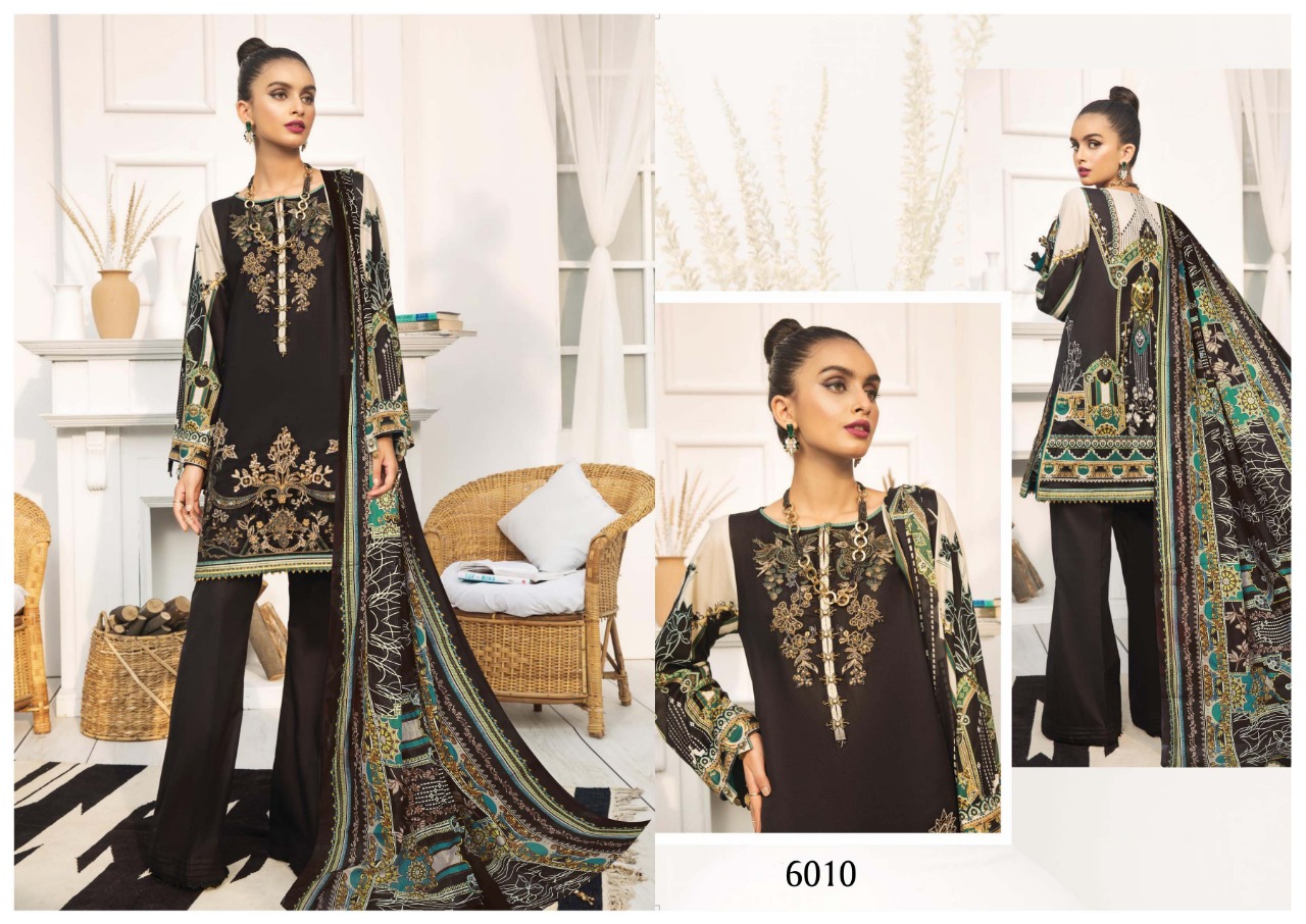 Iris Vol 6  Karachi Dress Material