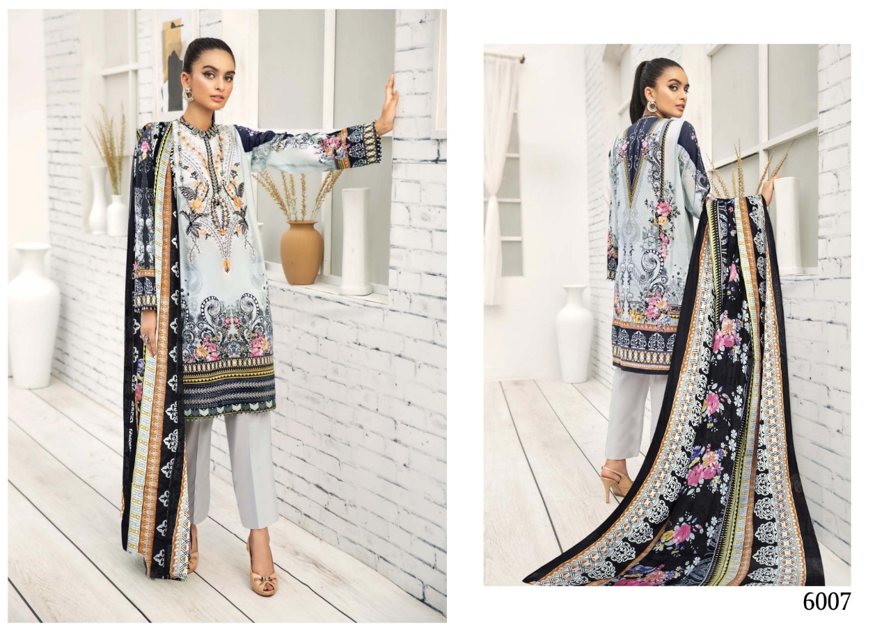 Iris Vol 6  Karachi Dress Material