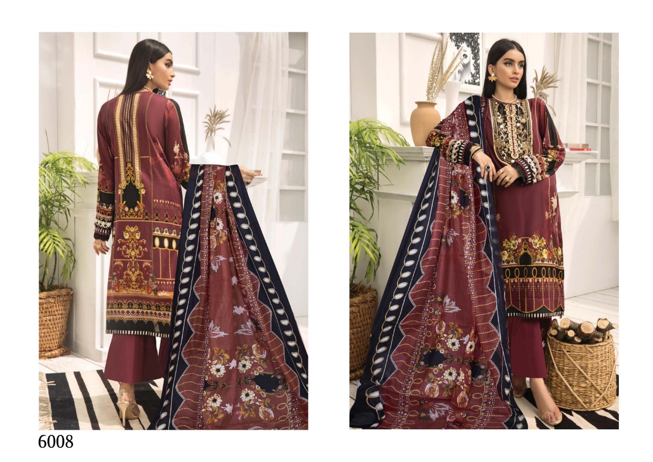 Iris Vol 6  Karachi Dress Material