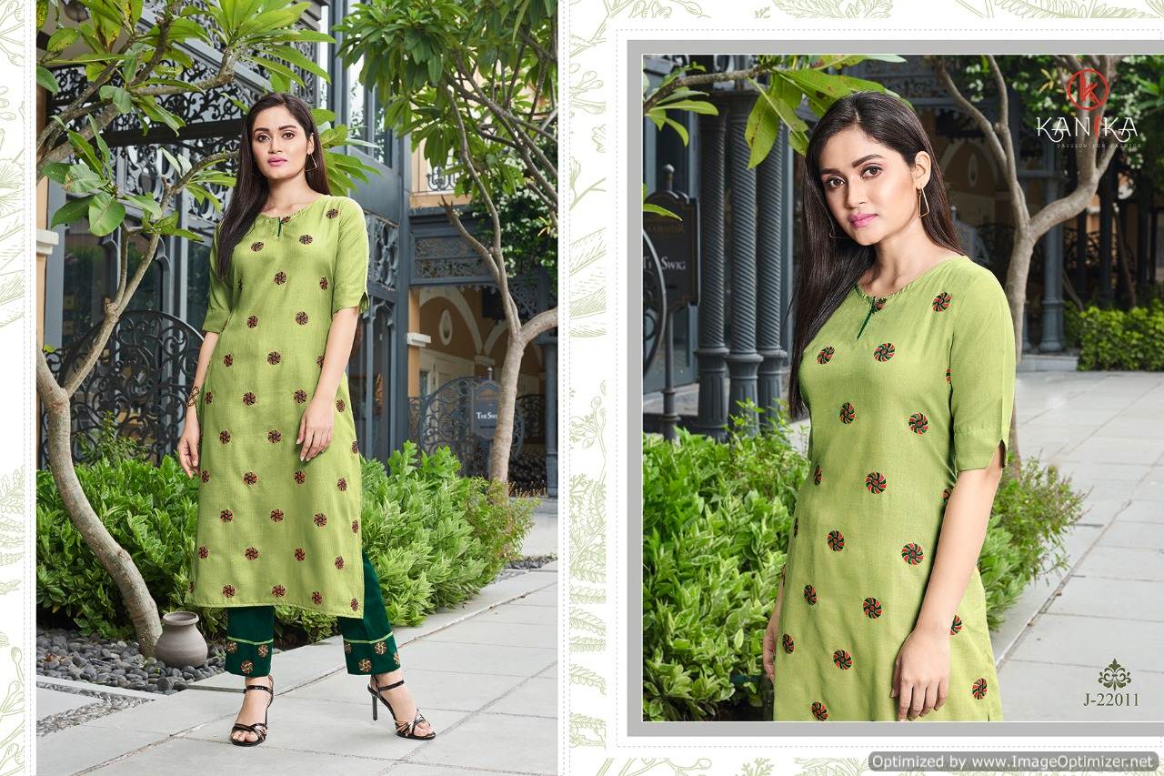 Kanika  Presents Julite Vol 2 Designer  Kurti With Bottom
