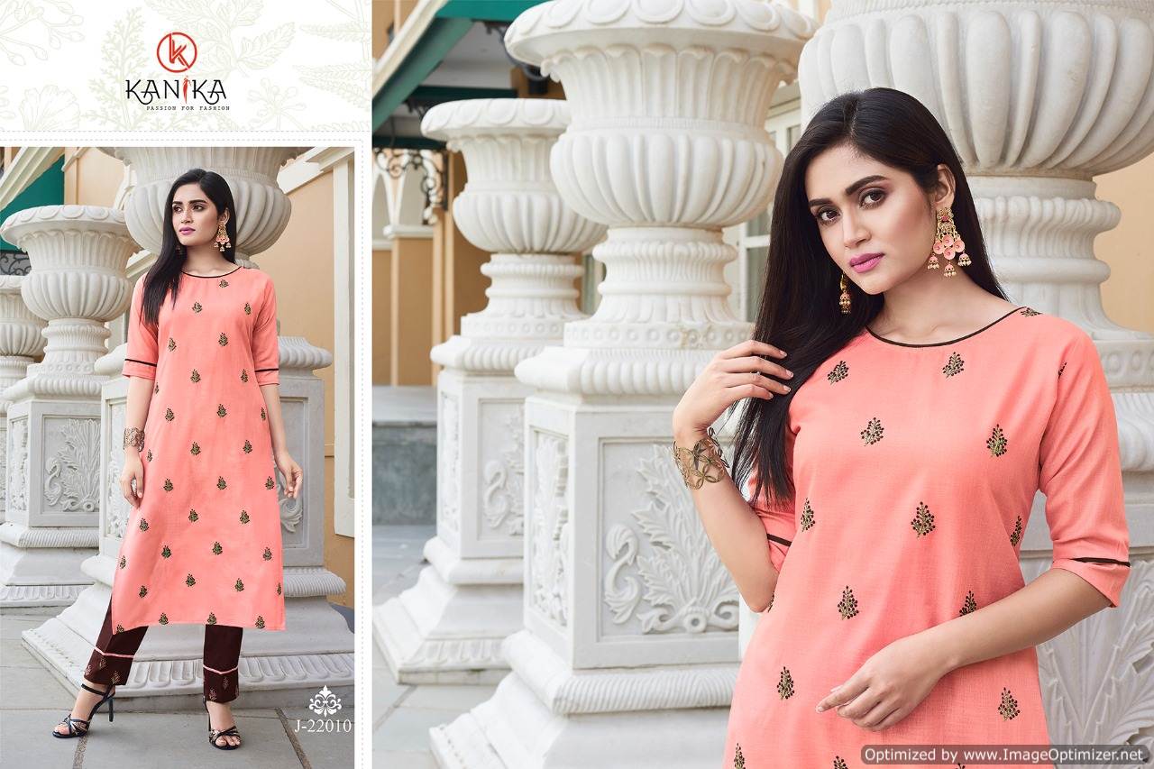Kanika  Presents Julite Vol 2 Designer  Kurti With Bottom
