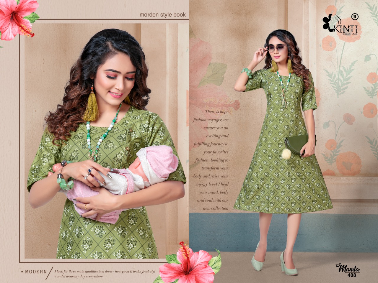 Kinti Presents Mamta Vol 4 Printed Designer Kurti
