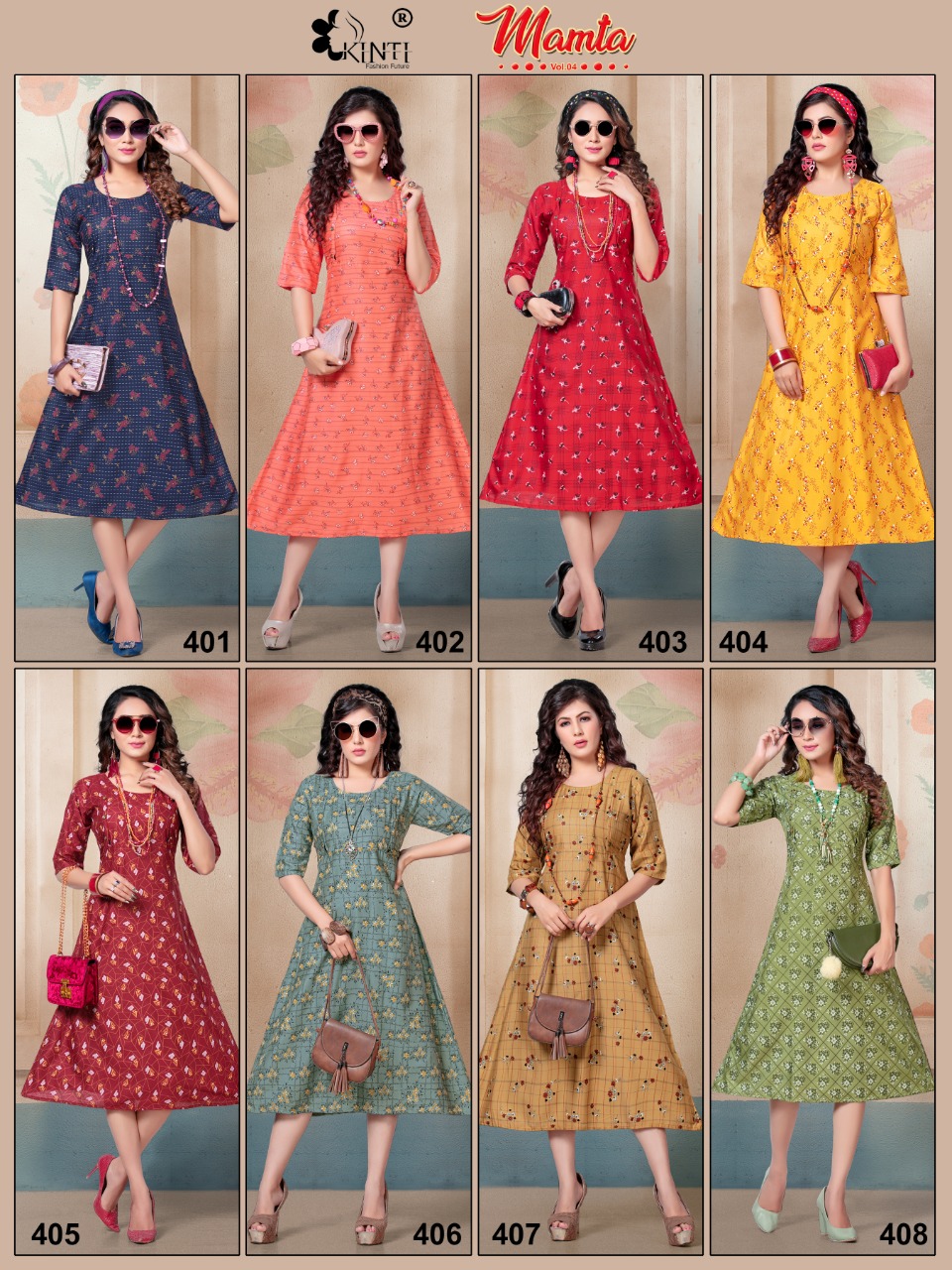 Kinti Presents Mamta Vol 4 Printed Designer Kurti