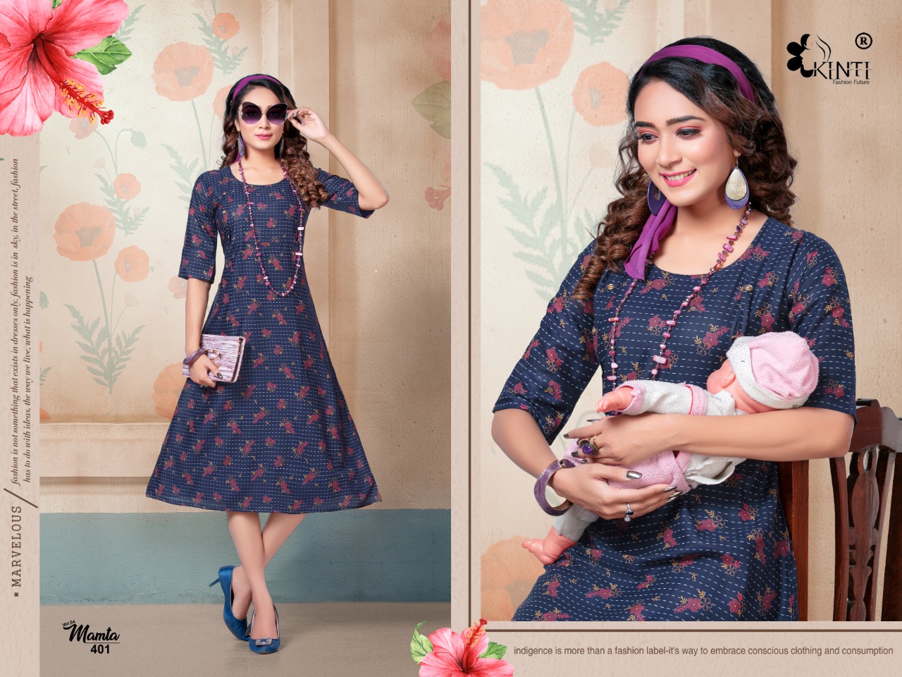 Kinti Presents Mamta Vol 4 Printed Designer Kurti