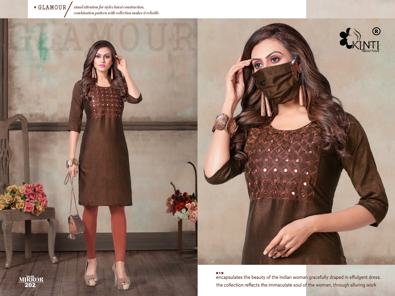 Kinti Presents  Mirror Vol 2 Casual Kurti Collection